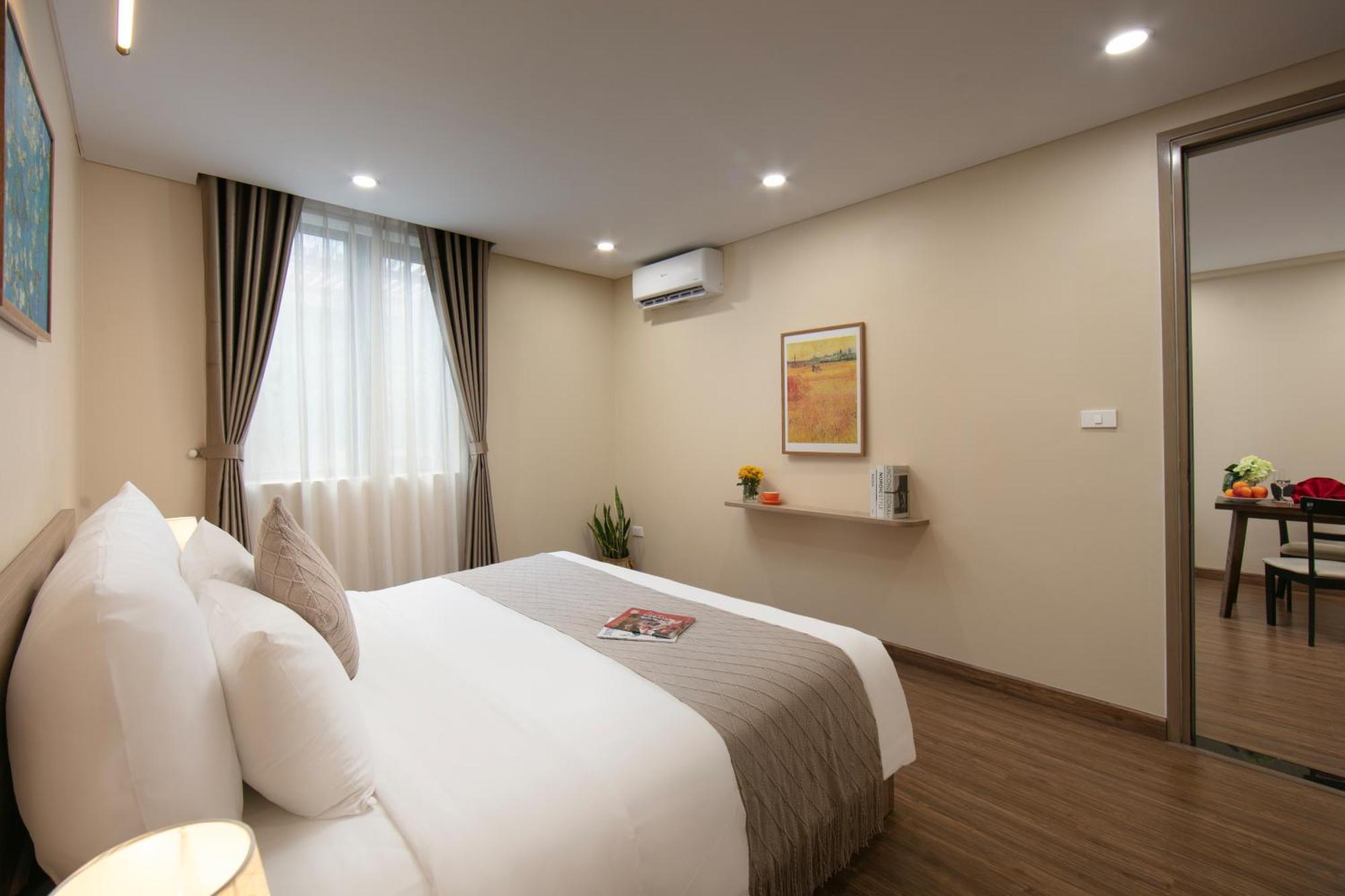 Hb Serviced Apartment - Lac Long Quan Hanoi Bagian luar foto