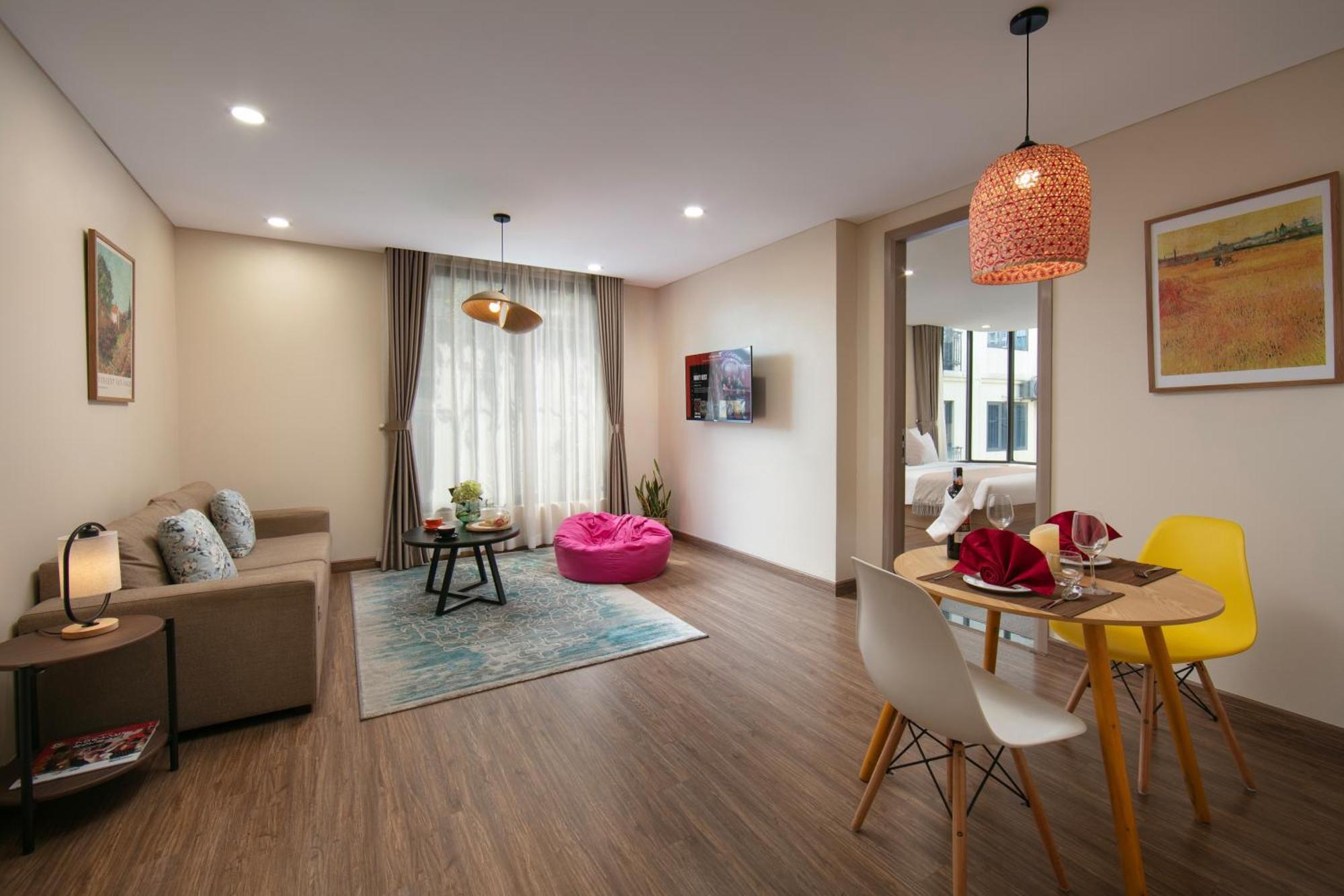 Hb Serviced Apartment - Lac Long Quan Hanoi Bagian luar foto