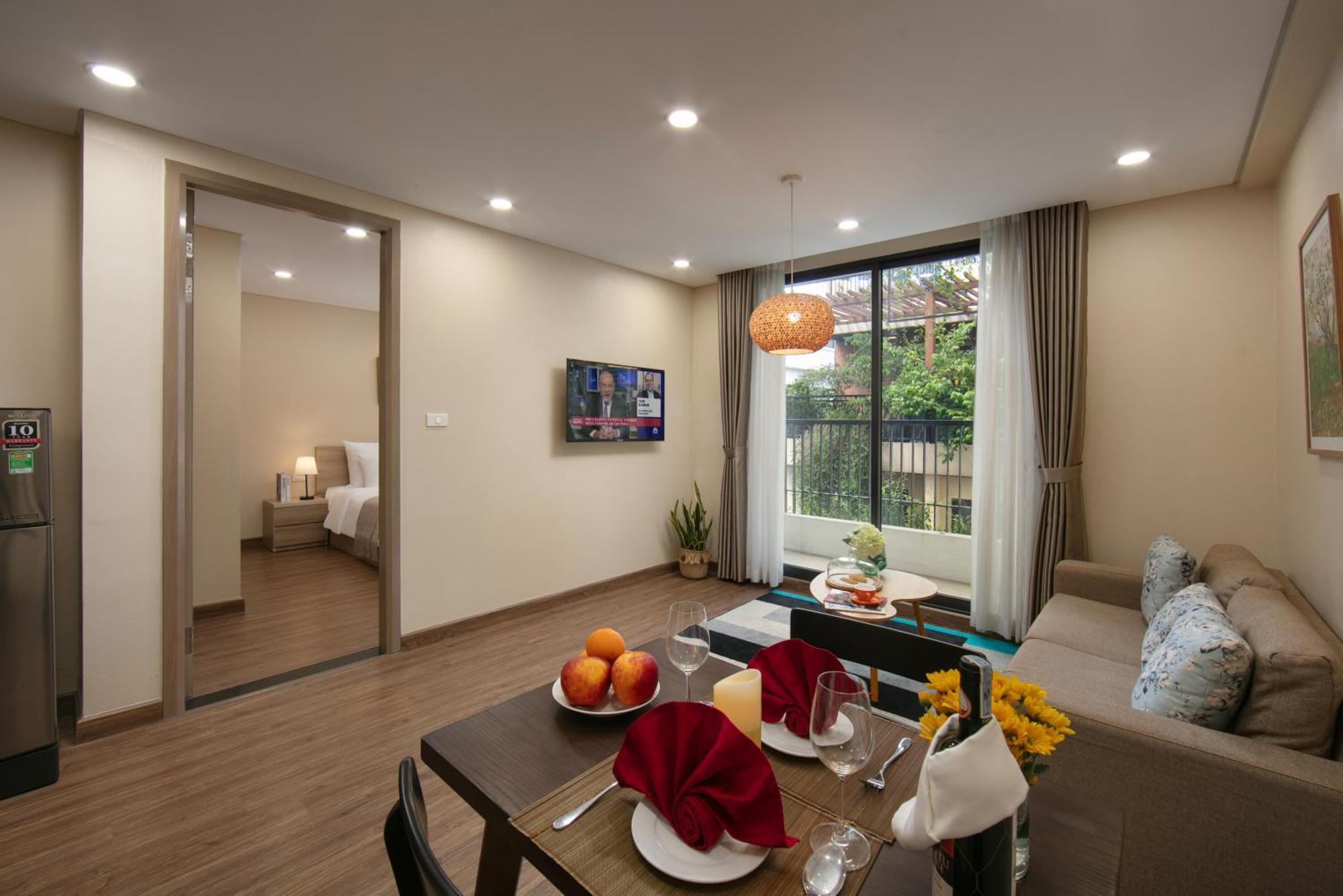 Hb Serviced Apartment - Lac Long Quan Hanoi Bagian luar foto