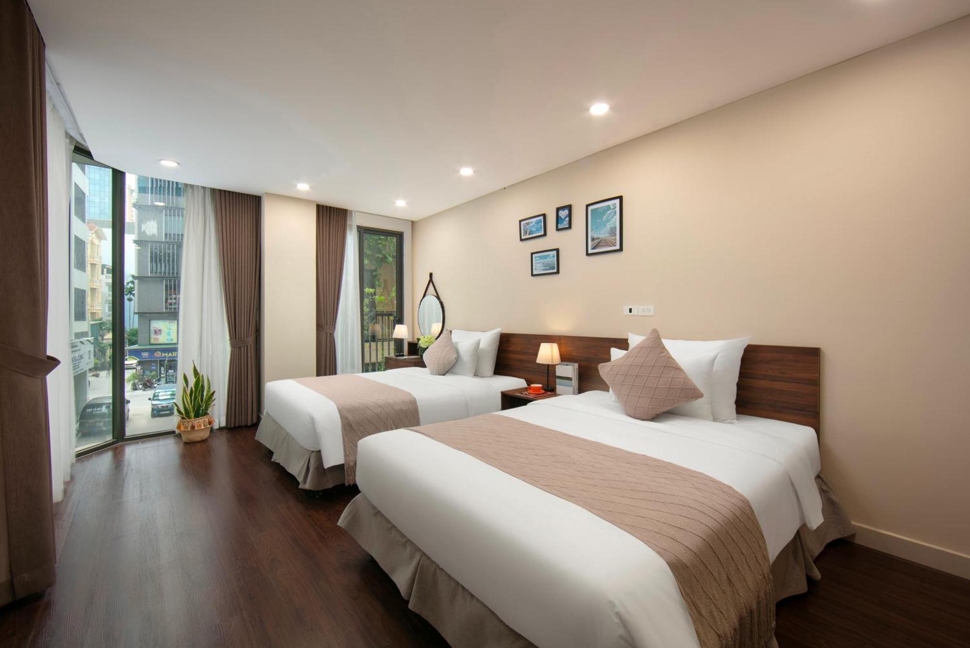 Hb Serviced Apartment - Lac Long Quan Hanoi Bagian luar foto