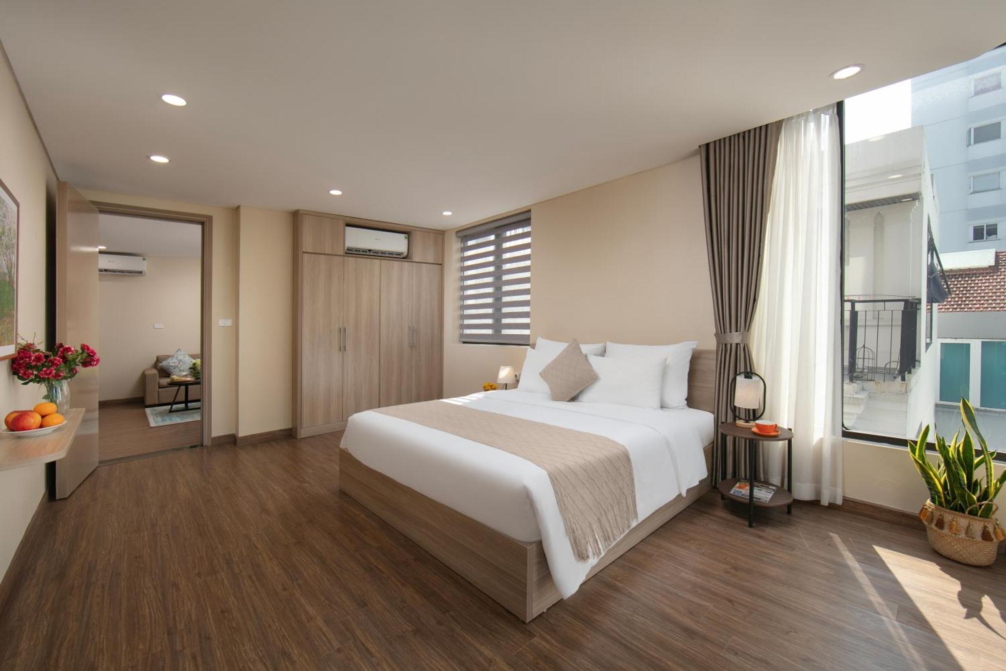 Hb Serviced Apartment - Lac Long Quan Hanoi Bagian luar foto