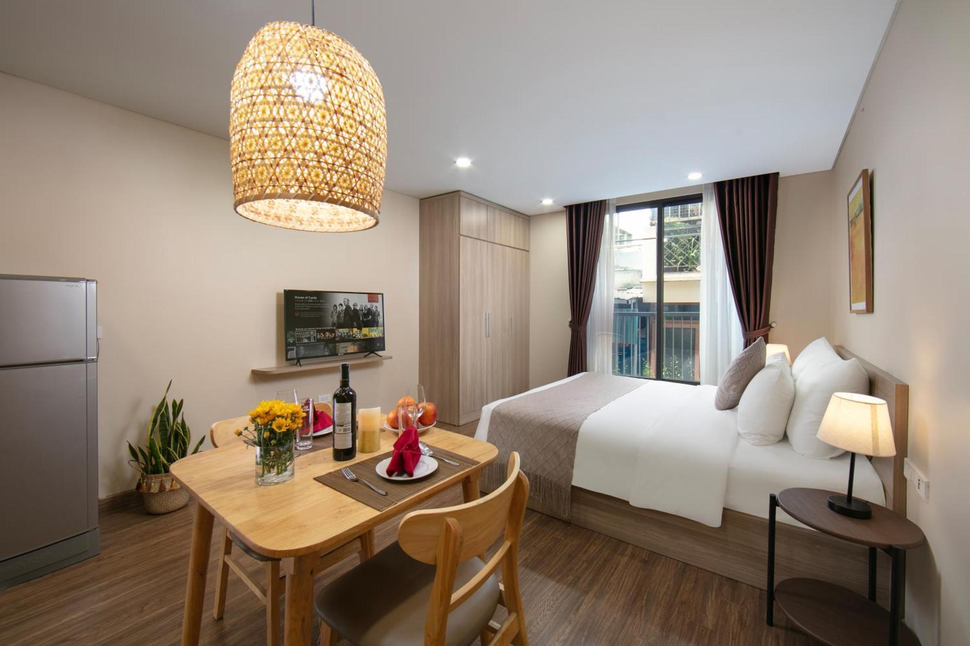Hb Serviced Apartment - Lac Long Quan Hanoi Bagian luar foto