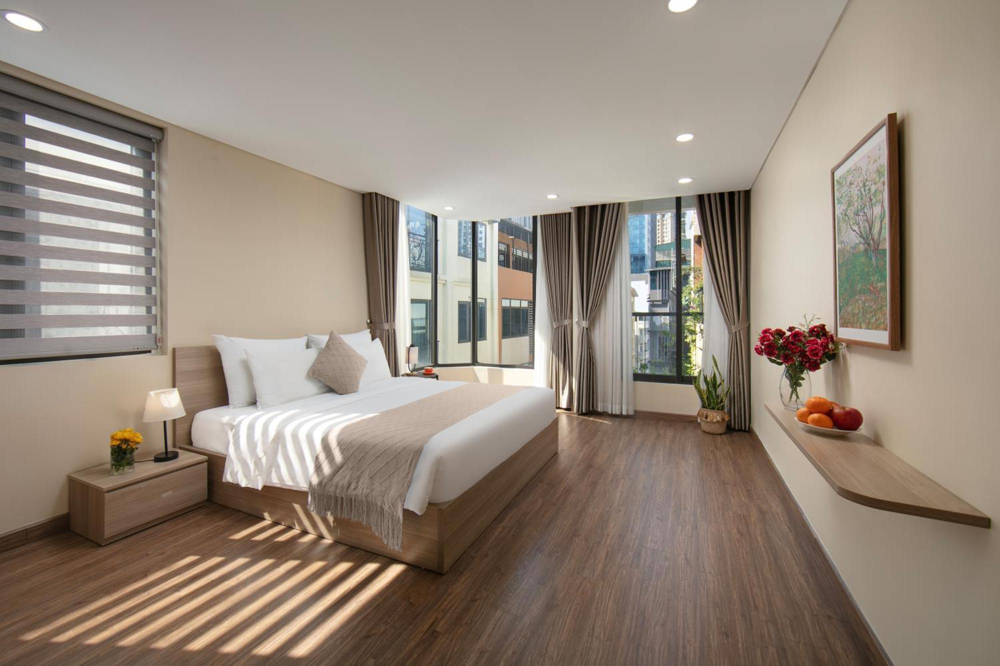 Hb Serviced Apartment - Lac Long Quan Hanoi Bagian luar foto