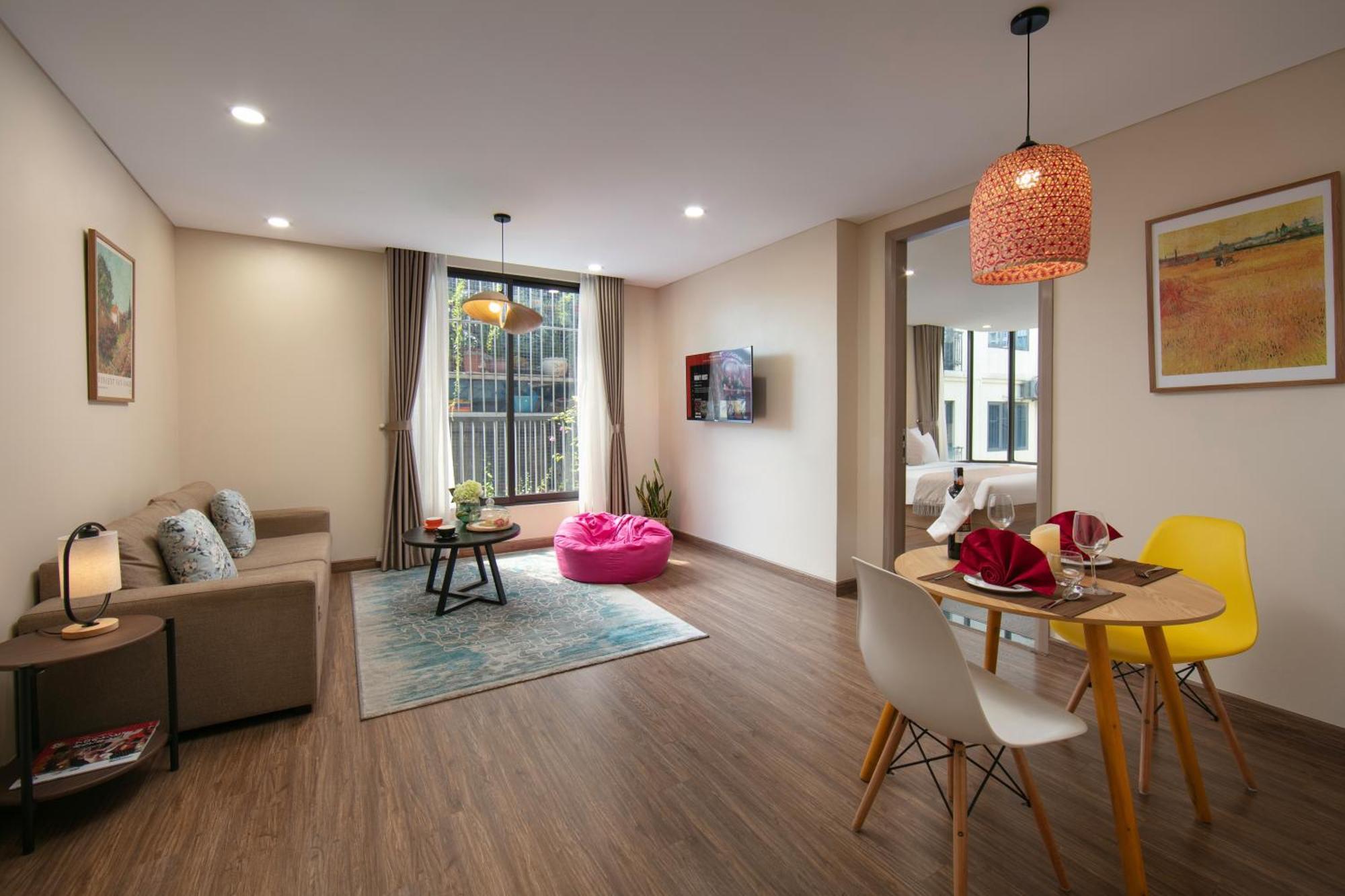 Hb Serviced Apartment - Lac Long Quan Hanoi Bagian luar foto