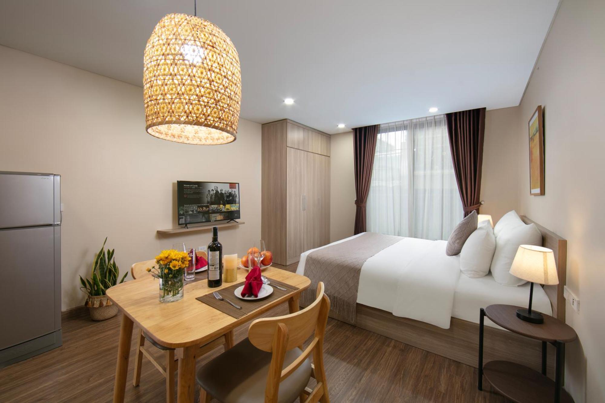 Hb Serviced Apartment - Lac Long Quan Hanoi Bagian luar foto